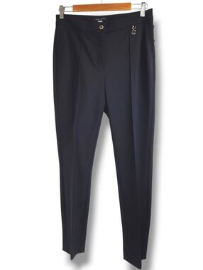 Tommy Hilfiger Navy Straight-Leg Stretch Dress Pants Size 6